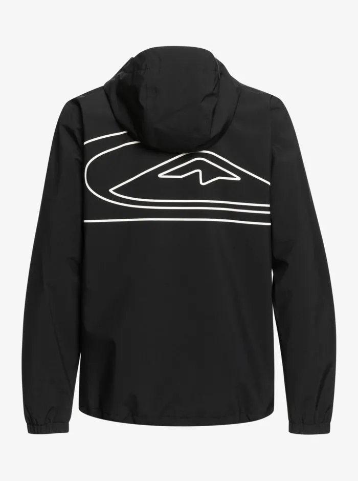 Jackets Men Quiksilver High In The Hood Technical Snow Jacket True Black