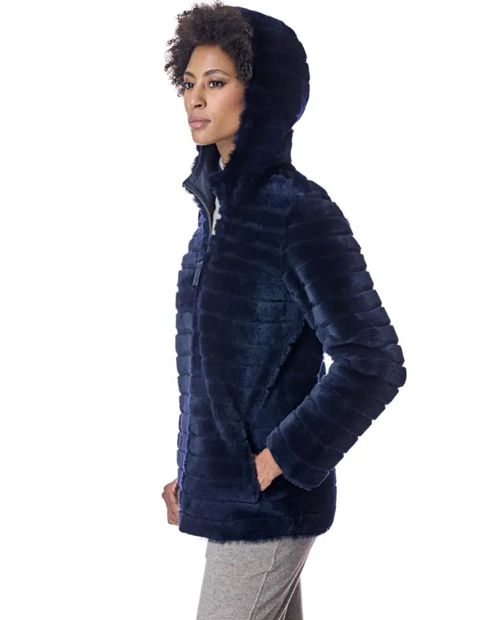 Jackets Women039s Maximilian Hooded Shearling Jacket
