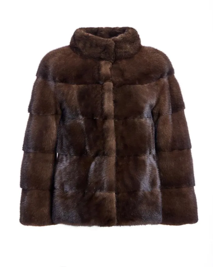Jackets Women039s Maximilian Horizontal Mink Jacket