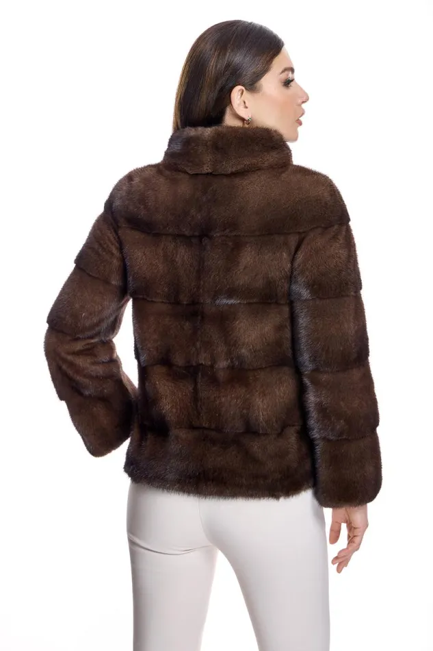 Jackets Women039s Maximilian Horizontal Mink Jacket