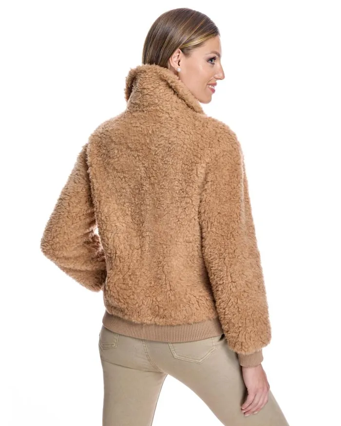 Jackets Women039s Maximilian Julian and Stella Lamb039s Wool Bomber Jacket