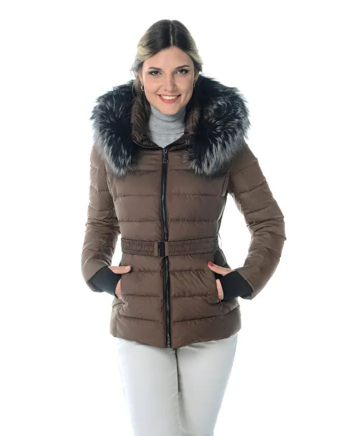 Jackets Women039s Maximilian Polyester Jacket With Detachable Fox Trim Hood