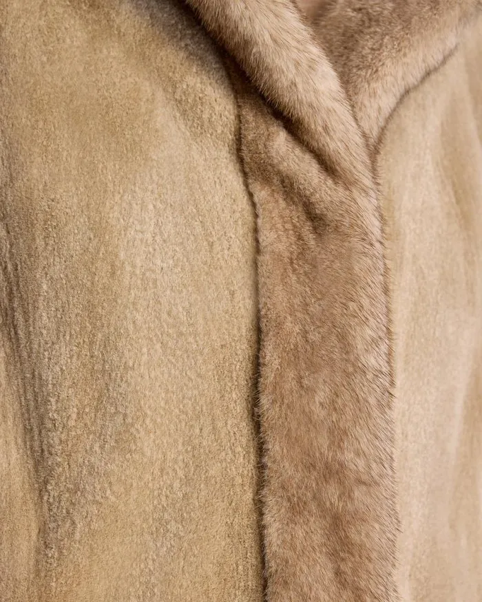 Jackets Women039s Maximilian Reversible Sheared Mink Jacket With Hood