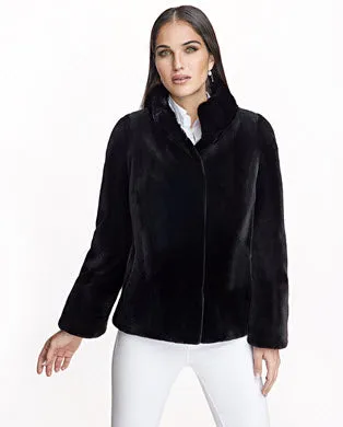 Jackets Women039s Maximilian Sheared Mink Swing Jacket