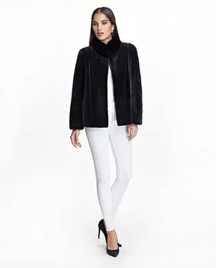 Jackets Women039s Maximilian Sheared Mink Swing Jacket