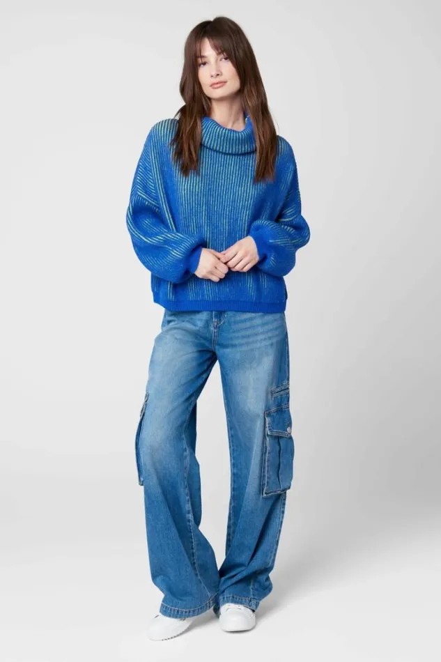 Juice Cleanse Sweater Women Blank NYC Tops 038 Sweaters