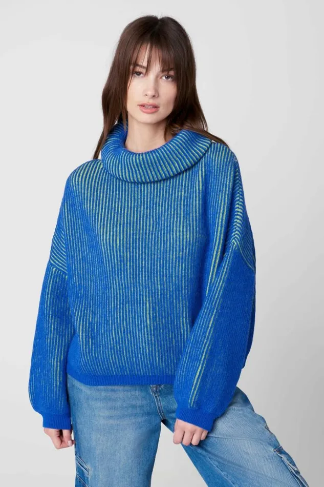 Juice Cleanse Sweater Women Blank NYC Tops 038 Sweaters