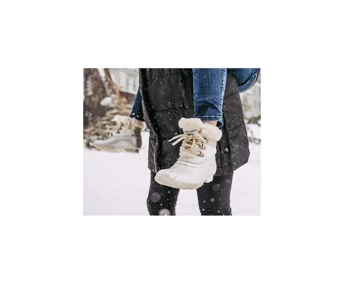Kids Alpine Saltwater Duck Boot Ivory Sperry Boots Kids Alpine Saltwater Duck Boot Ivory Sperry Boots