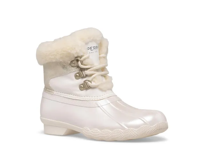 Kids Alpine Saltwater Duck Boot Ivory Sperry Boots Kids Alpine Saltwater Duck Boot Ivory Sperry Boots