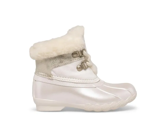Kids Alpine Saltwater Junior Boot Ivory Sperry Boots