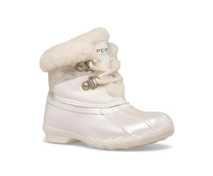 Kids Alpine Saltwater Junior Boot Ivory Sperry Boots Kids Alpine Saltwater Junior Boot Ivory Sperry Boots