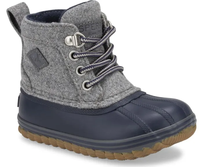 Kids Bowline Boot GreyNavy Sperry Boots Kids Bowline Boot GreyNavy Sperry Boots