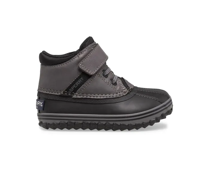 Kids Bowline Storm Junior Boot BlackCharcoal Sperry Boots
