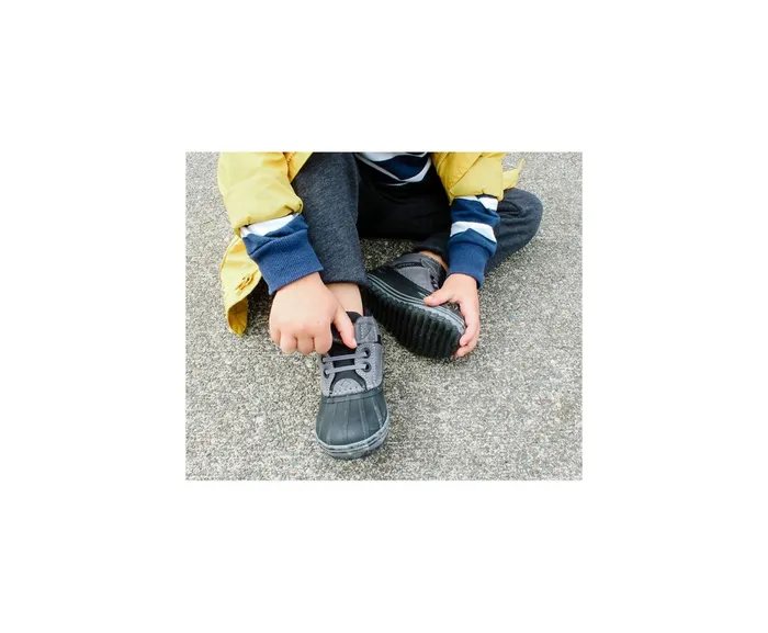 Kids Bowline Storm Junior Boot BlackCharcoal Sperry Boots Kids Bowline Storm Junior Boot BlackCharcoal Sperry Boots