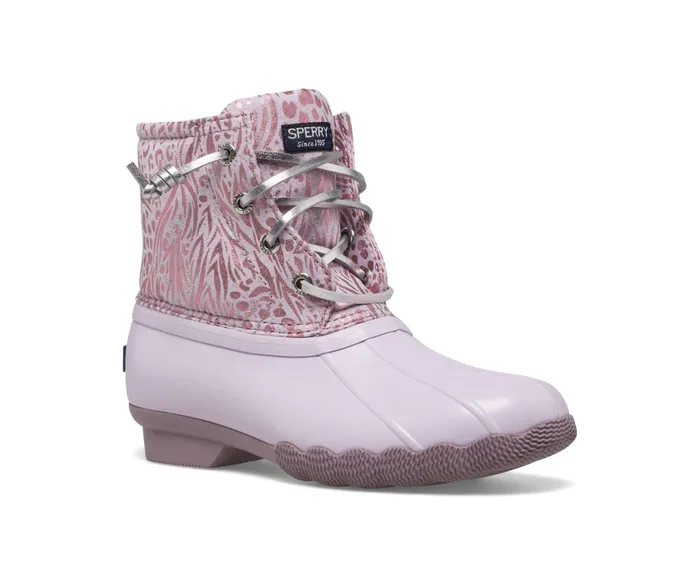 Kids Saltwater Duck Boot Elderberry Sperry Boots Kids Saltwater Duck Boot Elderberry Sperry Boots