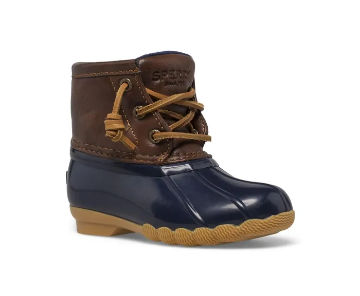 Kids Saltwater Duck Boot Navy Sperry Boots Kids Saltwater Duck Boot Navy Sperry Boots