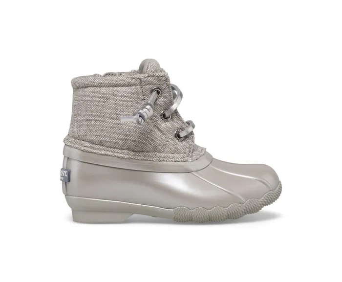 Kids Saltwater Junior Duck Boot Grey Sperry Boots