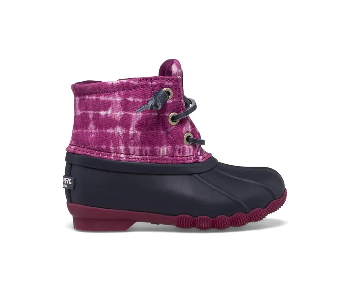 Kids Saltwater Junior Duck Boot NavyBerry Sperry Boots