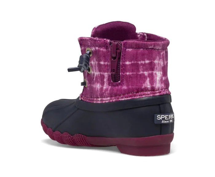 Kids Saltwater Junior Duck Boot NavyBerry Sperry Boots Kids Saltwater Junior Duck Boot NavyBerry Sperry Boots