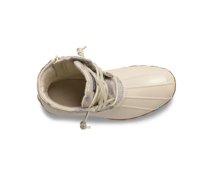 Kids Saltwater Metallic Camo Duck Boot Oat Sperry Boots Kids Saltwater Metallic Camo Duck Boot Oat Sperry Boots
