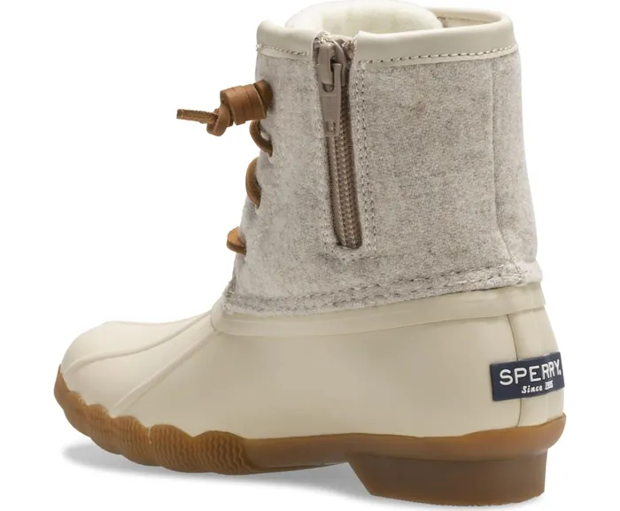 Kids Saltwater Wool Duck Boot Oat Sperry Boots Kids Saltwater Wool Duck Boot Oat Sperry Boots