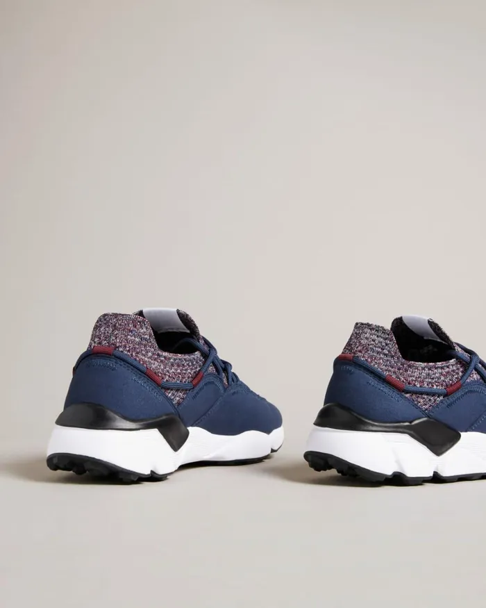 Knitted Trainers Navy Men Ted Baker Sneakers