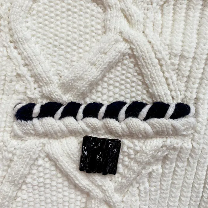 Knitwear Woman SelfPortrait Cable Knit Cardigan Knitwear Woman SelfPortrait Cable Knit Cardigan