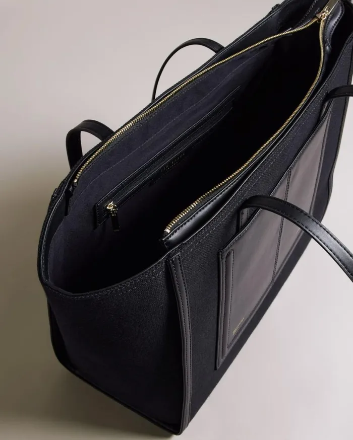 Large Canvas Tote Bag JetBlack Women Ted Baker Bags