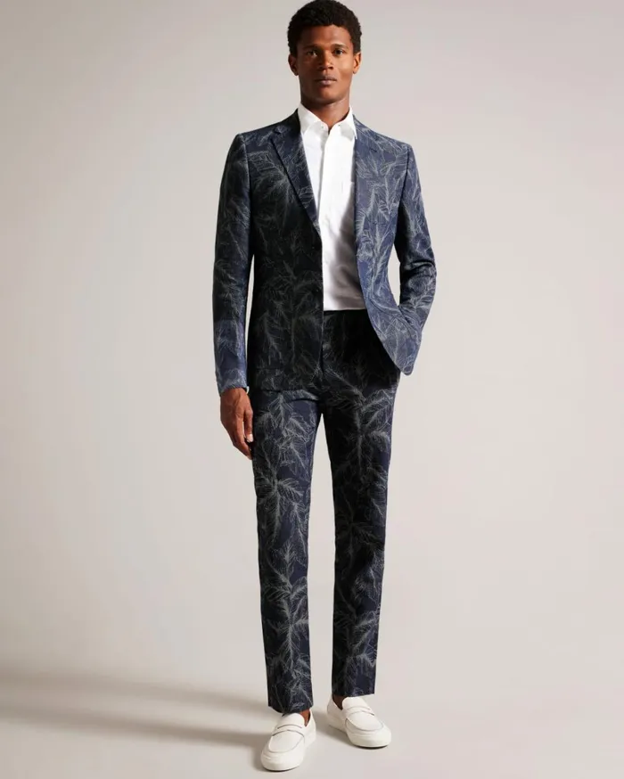 Leaf Suit Trousers Navy Men Ted Baker Clothing Leaf Suit Trousers Navy Men Ted Baker Clothing