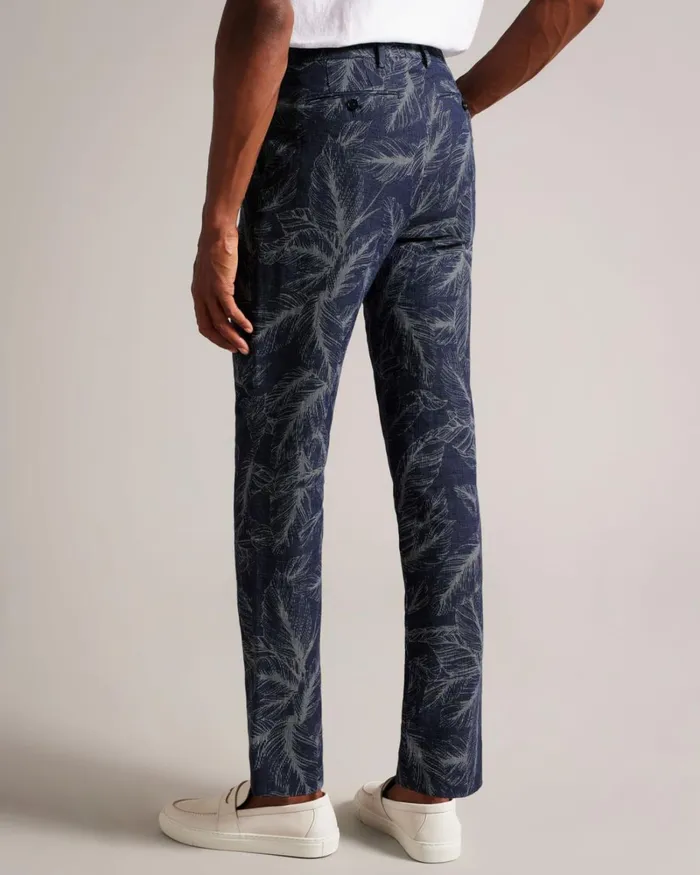 Leaf Suit Trousers Navy Men Ted Baker Clothing Leaf Suit Trousers Navy Men Ted Baker Clothing