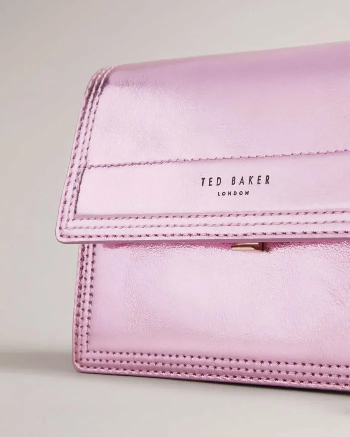 Leather Crossbody Bag Pink Women Ted Baker Bags