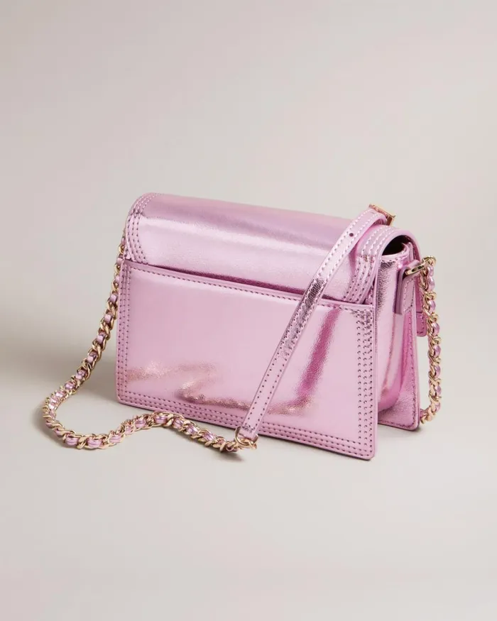 Leather Crossbody Bag Pink Women Ted Baker Bags
