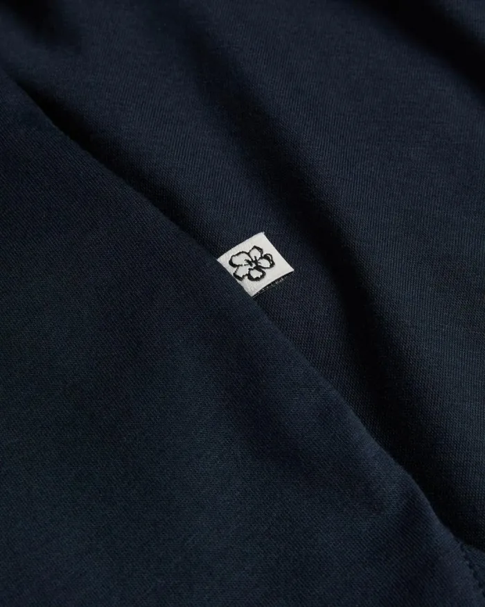 Long Sleeve Lustrous Jersey Shirt Navy Men Ted Baker Clothing Long Sleeve Lustrous Jersey Shirt Navy Men Ted Baker Clothing