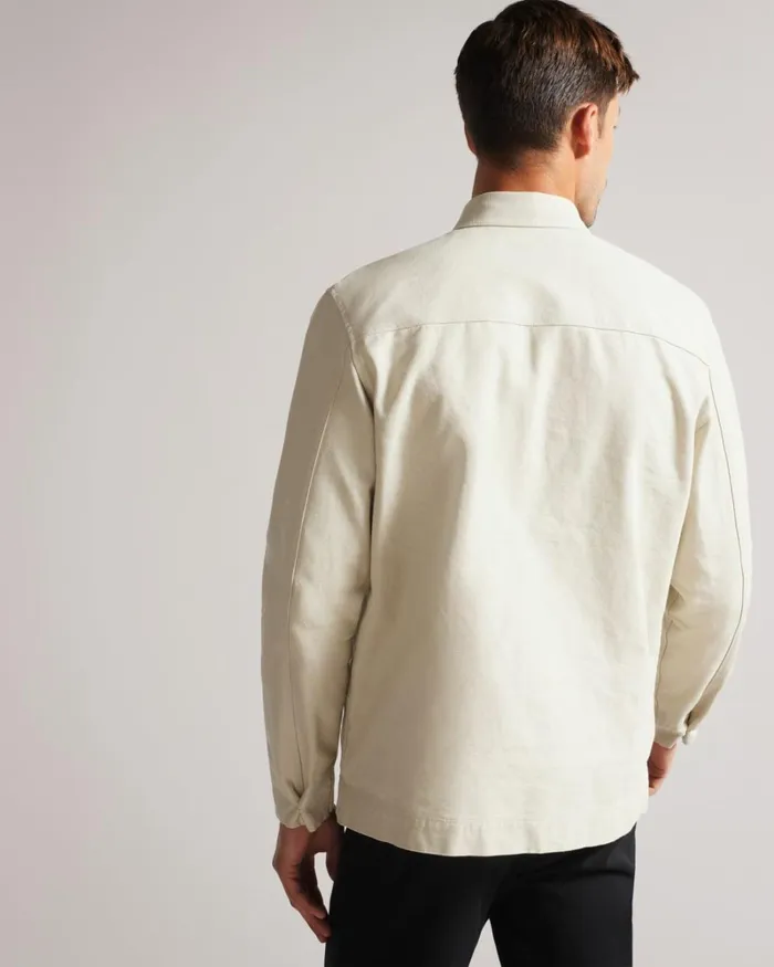 Long Sleeve Over Shirt Stone Men Ted Baker Shirts Long Sleeve Over Shirt Stone Men Ted Baker Shirts