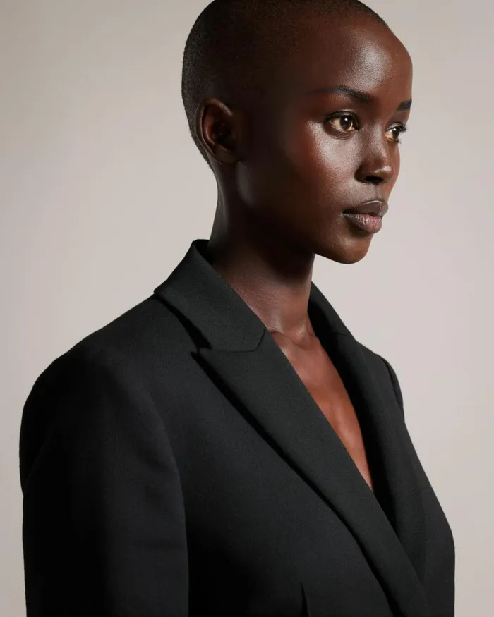 Longline Single Breasted Blazer Black Women Ted Baker Clothing Longline Single Breasted Blazer Black Women Ted Baker Clothing