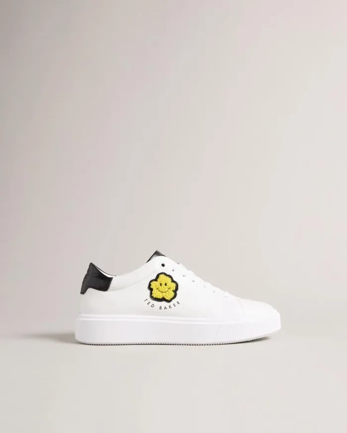 Magnolia Flower Platform Trainers White Women Ted Baker Sneakers
