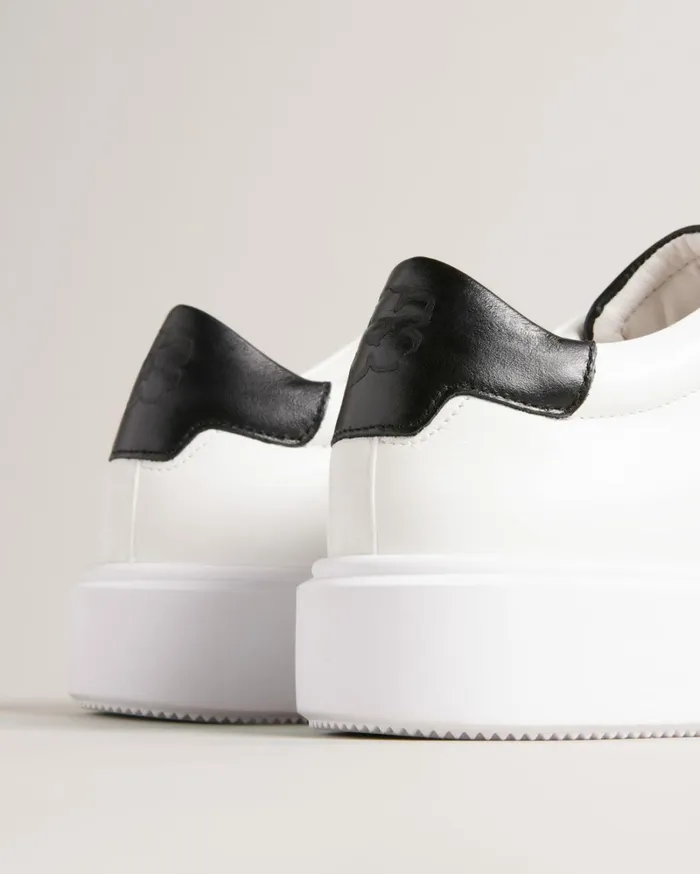 Magnolia Flower Platform Trainers White Women Ted Baker Sneakers