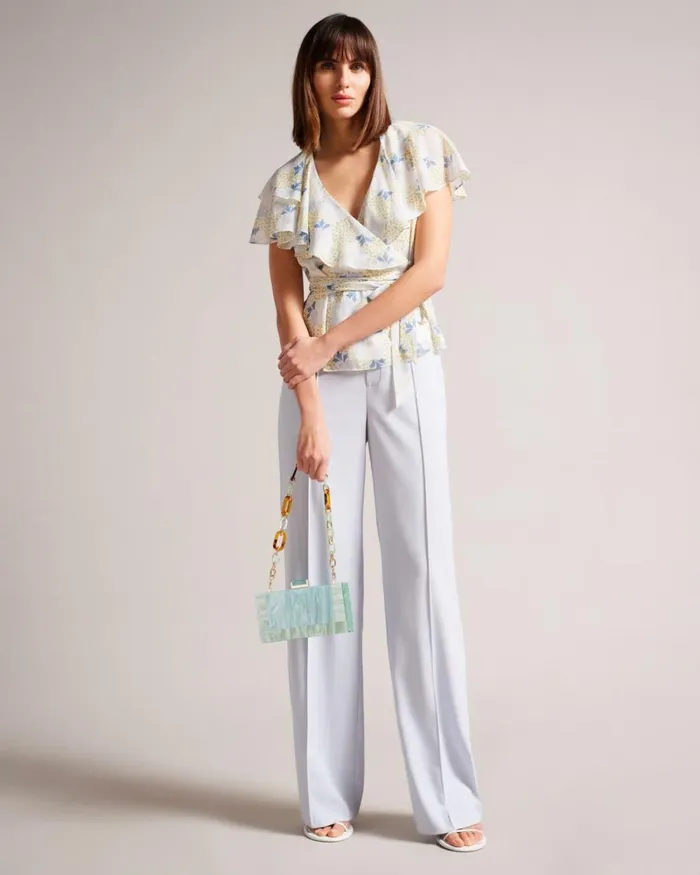 Marbled Shoulder Bag Pale Green Women Ted Baker Bags Marbled Shoulder Bag Pale Green Women Ted Baker Bags