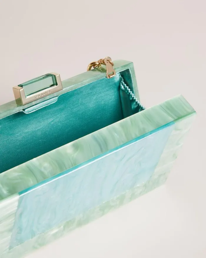 Marbled Shoulder Bag Pale Green Women Ted Baker Bags Marbled Shoulder Bag Pale Green Women Ted Baker Bags