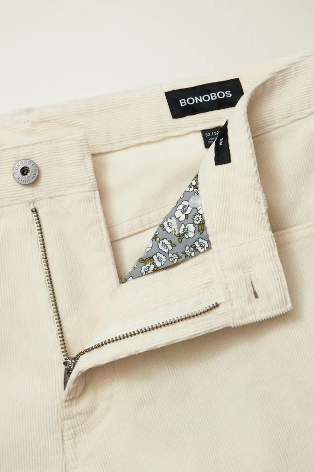Men 5Pocket Pants Bonobos Corduroy 5Pocket Pants Arctic Wolf