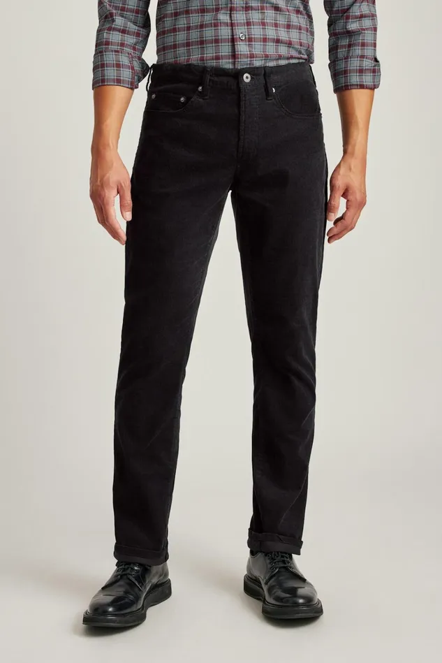Men 5Pocket Pants Bonobos Corduroy 5Pocket Pants Black