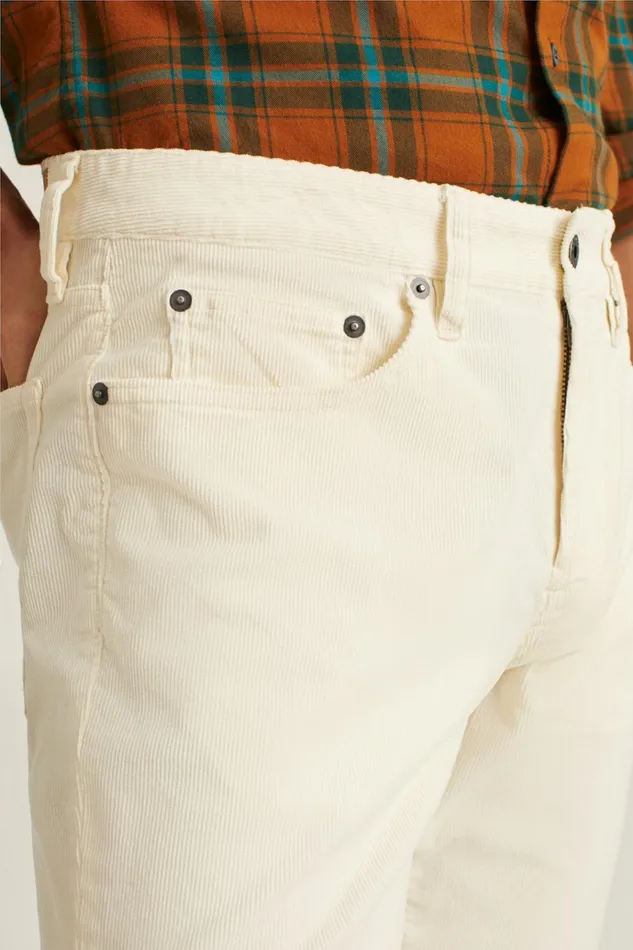 Men 5Pocket Pants Bonobos Corduroy 5Pocket Pants Cream