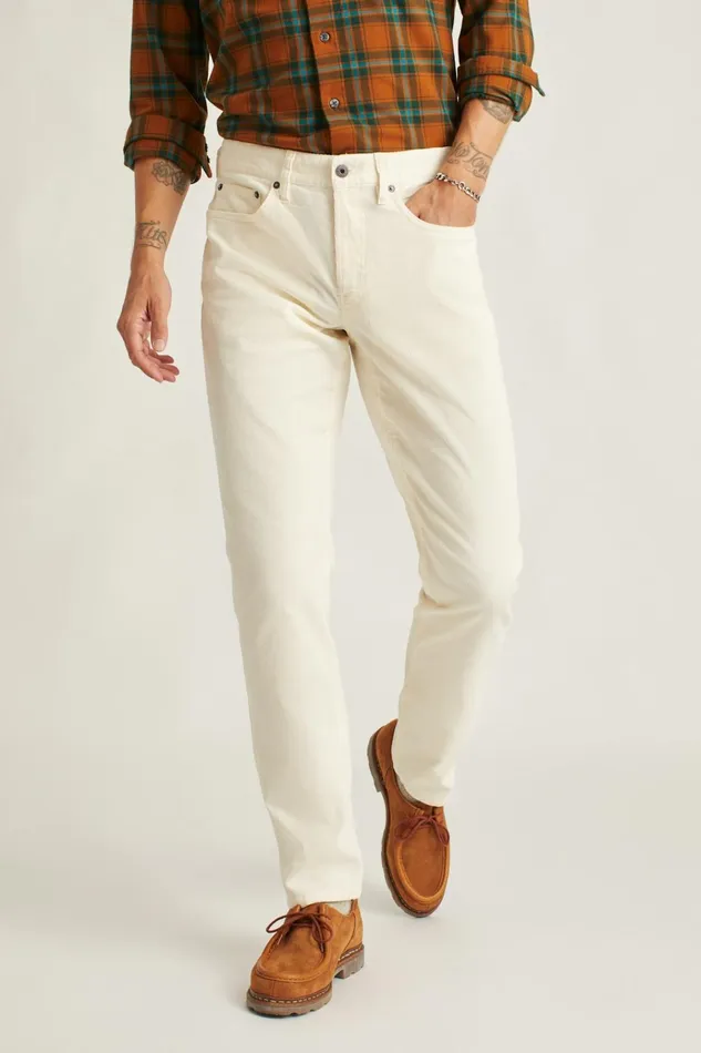 Men 5Pocket Pants Bonobos Corduroy 5Pocket Pants Cream