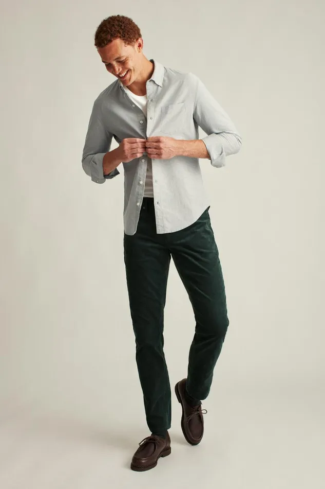 Men 5Pocket Pants Bonobos Corduroy 5Pocket Pants Pine Green
