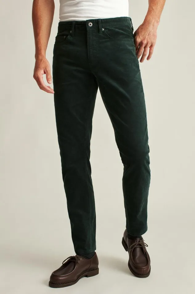 Men 5Pocket Pants Bonobos Corduroy 5Pocket Pants Pine Green