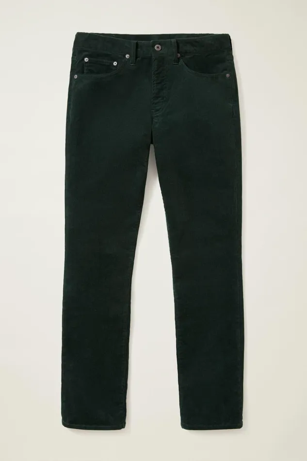 Men 5Pocket Pants Bonobos Corduroy 5Pocket Pants Pine Green