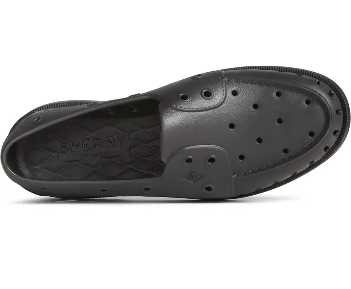 Men Authentic Original Float Boat Shoe Black Sperry Sandals Men Authentic Original Float Boat Shoe Black Sperry Sandals