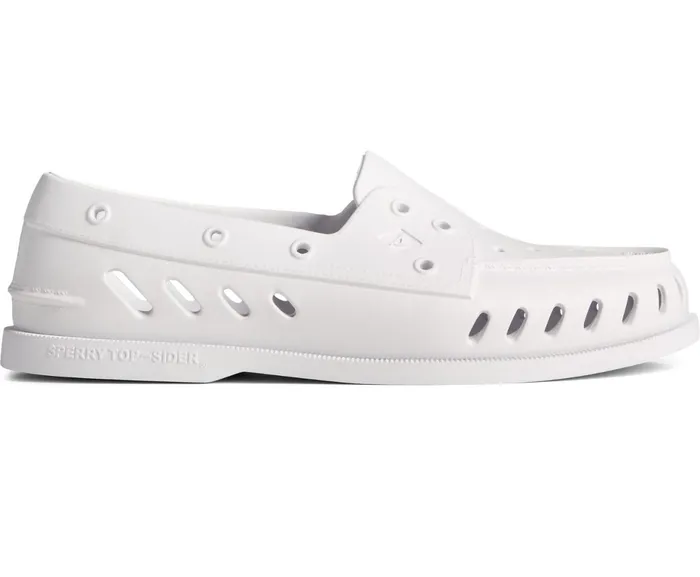 Men Authentic Original Float Boat Shoe White Sperry Boat Shoes