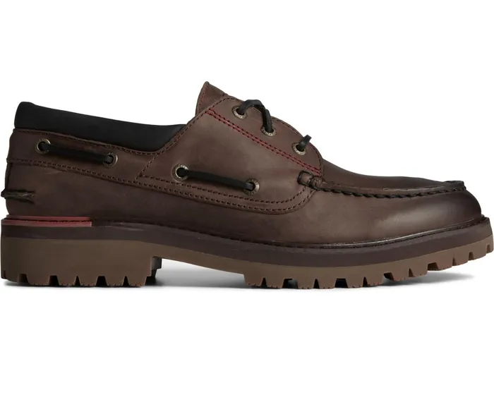 Men Authentic Original Lug 3Eye Boat Shoe Brown Sperry Boat Shoes