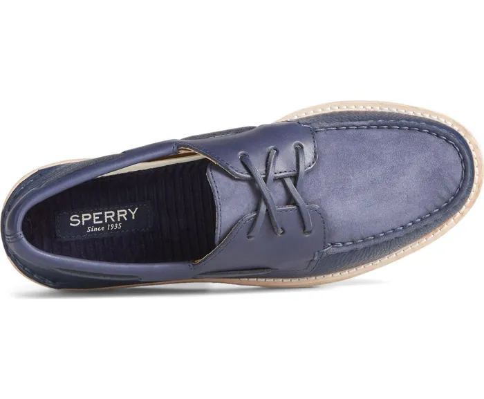 Men Authentic Original Vibram 3Eye Boat Shoe Navy Sperry Boat Shoes Men Authentic Original Vibram 3Eye Boat Shoe Navy Sperry Boat Shoes